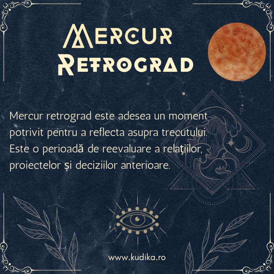 Mercur retrograd: Zodiile care vor experimenta întoarceri surprinzătoare ale fostilor parteneri 