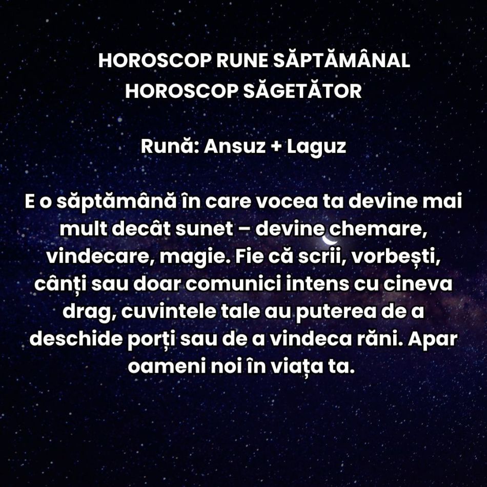 Horoscop Rune săptămâna 5-11 mai 2025: Obstacolele din calea noastră sunt spulberate și simțim în sfârșit că totul este mai ușor