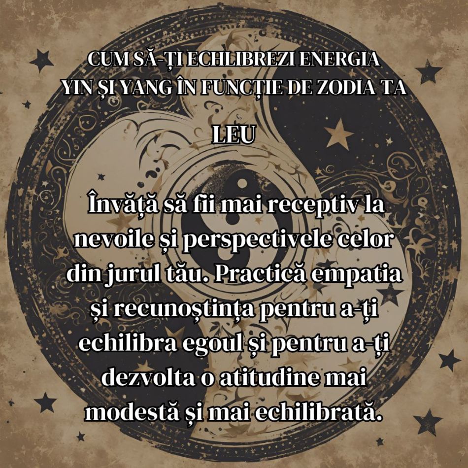 Armonia Universului: Cum să îți găsești echilibrul Yin și Yang în funcție de zodia ta