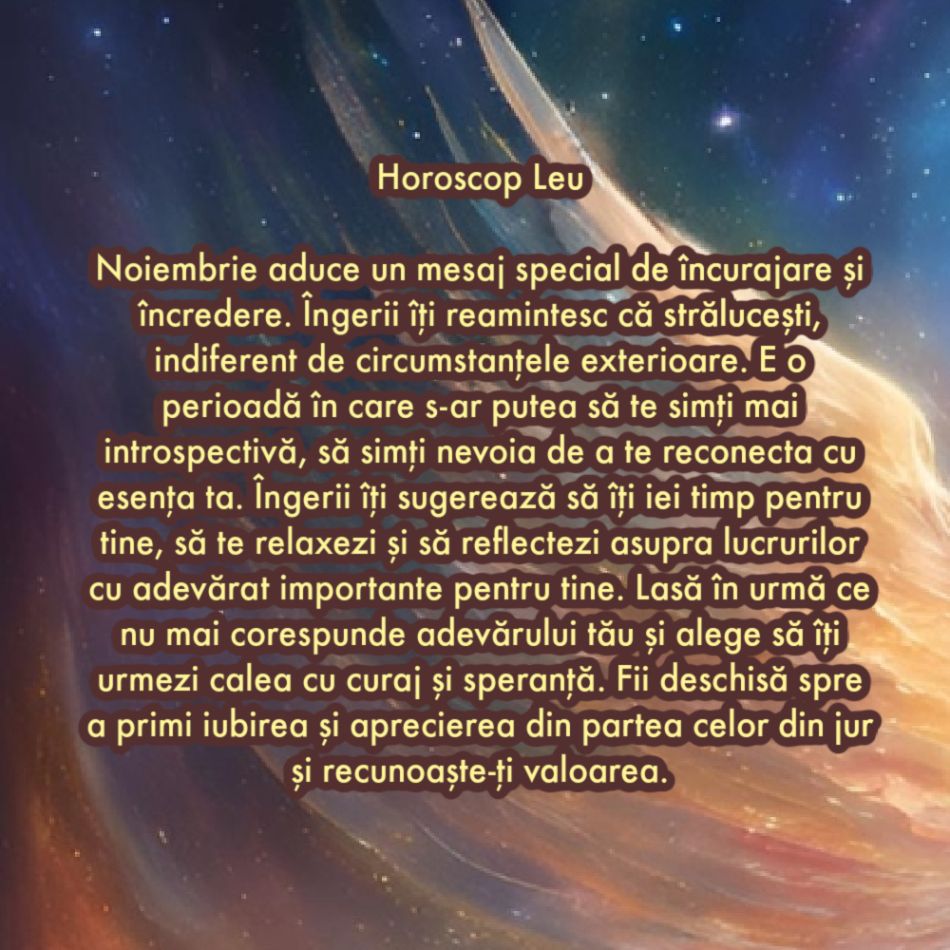 Mesajul îngerilor pentru noiembrie 2024 pentru fiecare zodie în parte
