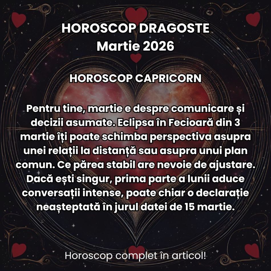 Horoscop Dragoste Martie 2026: Deciziile romantice grele nu mai pot fi amânate, iar rănile inimii se redeschid