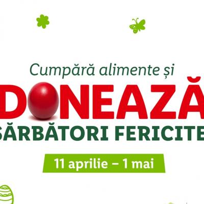 Lidl și rețeaua națională a Băncilor pentru Alimente organizează o colectă în perioada Paștelui pentru persoanele vulnerabile