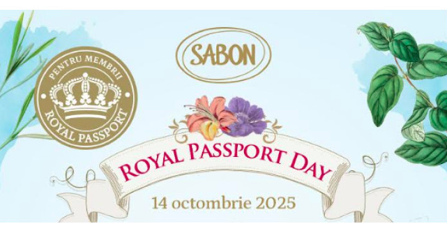 Pe 14 octombrie ai -40% de Royal Passport Day + EXTRA surpriză! Celebrează toamna cu SABON!