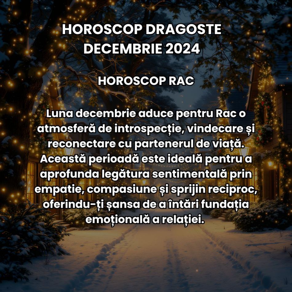 Horoscop Dragoste decembrie 2024: La final de an, ceața se ridică, iar adevărul din spatele relațiilor noastre este dezvăluit