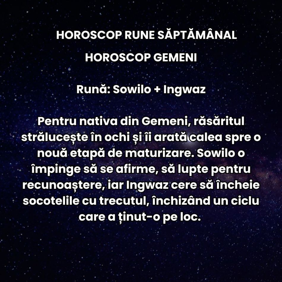 Horoscop Rune săptămâna 19-25 mai 2025: Suntem îndemnați să nu uităm de vise, să vedem semnele și să ne urmăm intuiția