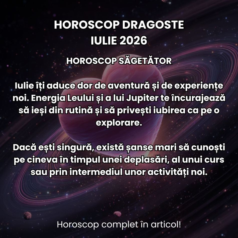 Horoscop dragoste iulie 2026: Revelații, confruntări și pasiune mistuitoare! 