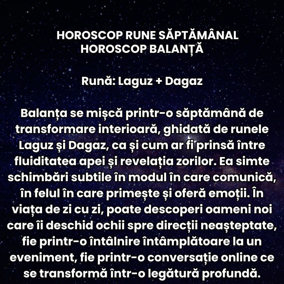 Horoscop Rune săptămâna 15-21 septembrie 2025: Eclipsa de Soare ne aduce un moment intens de resetare și realiniere karmică