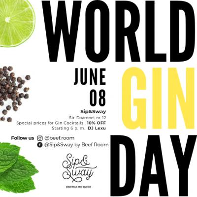 World GIN day la Sip&Sway