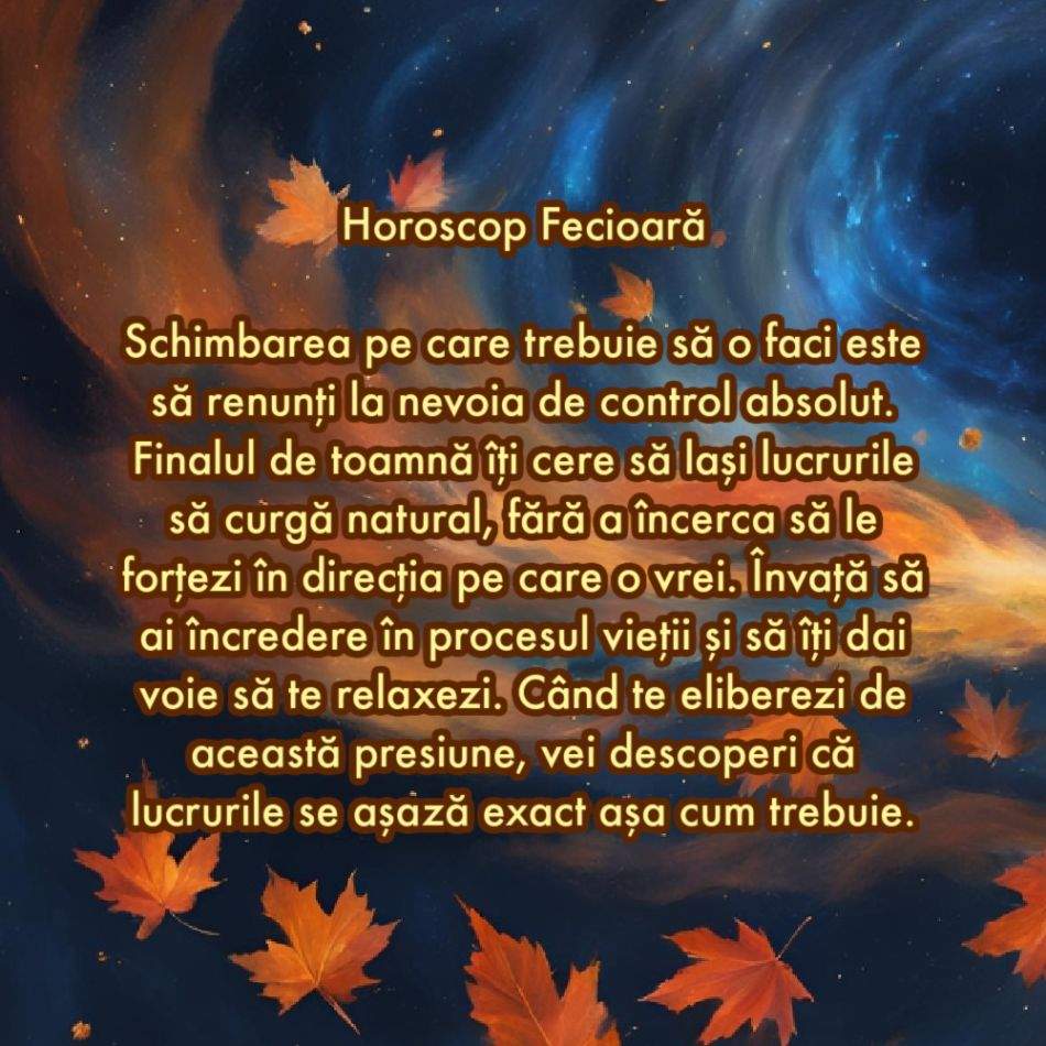 Care este schimbarea de care ai nevoie pe final de toamnă în funcție de zodia în care te-ai născut
