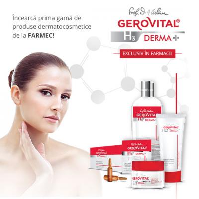 (P) Ai tenul gras sau acneic? Gerovital H3 Derma+ te ajuta sa il tratezi