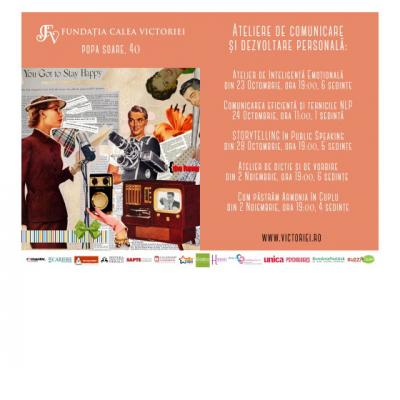 Cursuri de Comunicare si Dezvoltare personala la Fundatia Calea Victoriei