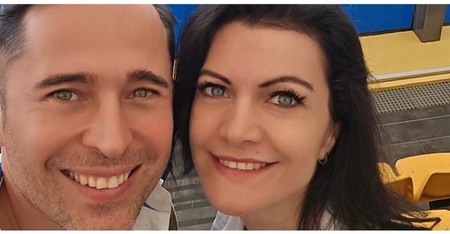 Dinu Maxer și Magdalena Chihaia, nuntă ca în povești. Artistul și-a schimbat religia pentru soția sa