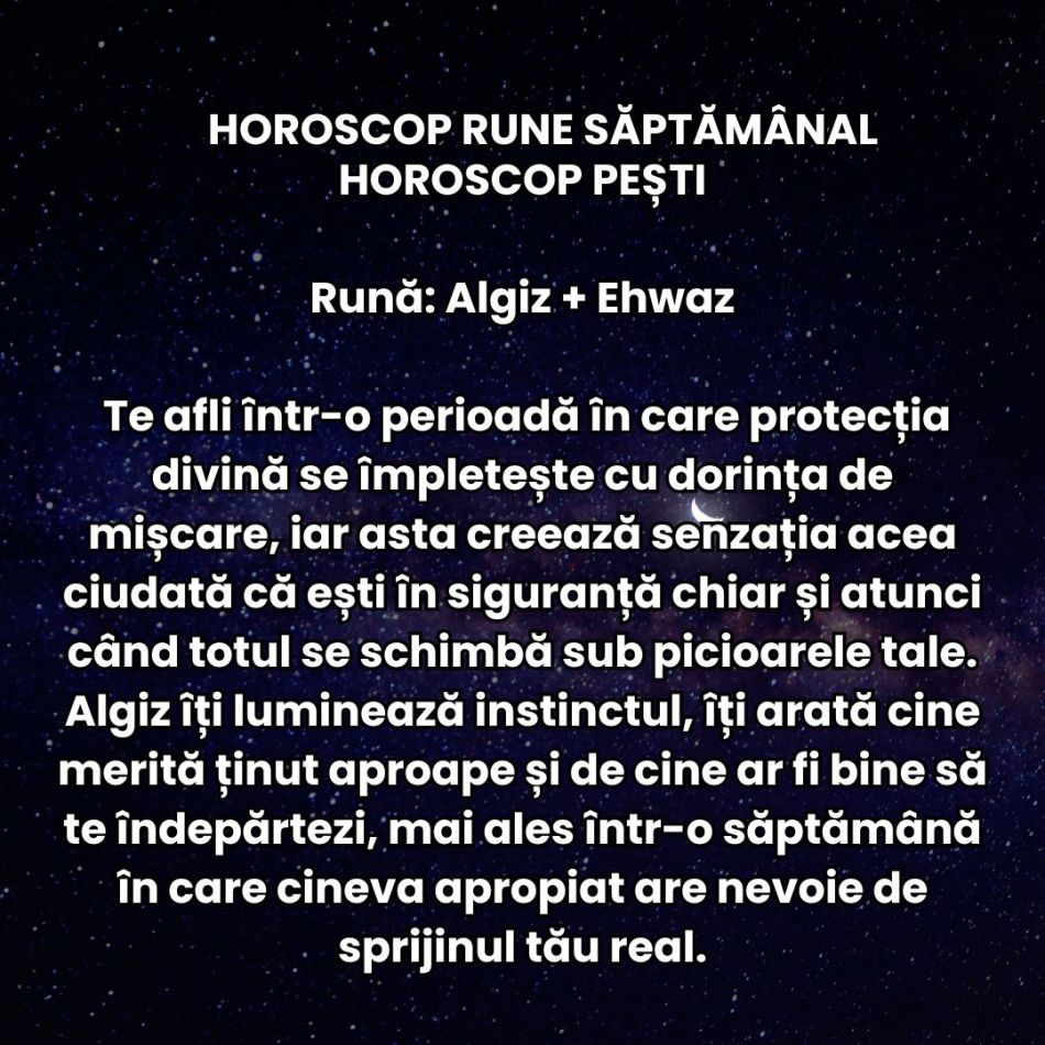 Horoscop Rune săptămâna 5-11 ianuarie 2026: Energia Capricornului atinge cote maxime – hotărâre, succes și angajament 