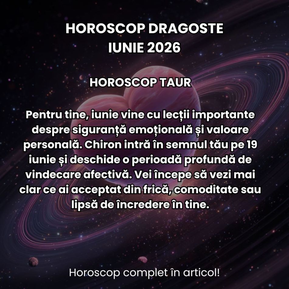 Horoscop dragoste iunie 2026: Prima lună de vară nu duce lipsă de magie romantică. Multe zodii trăiesc povești de neuitat