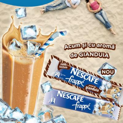 Racoreste-ti vara cu noul NESCAFE Frappe cu aroma de Gianduia!