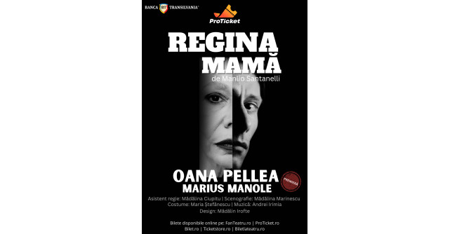 Spectacole de teatru la început de mai cu Oana Pellea, Maia Morgenstern și Marius Manole în distribuție