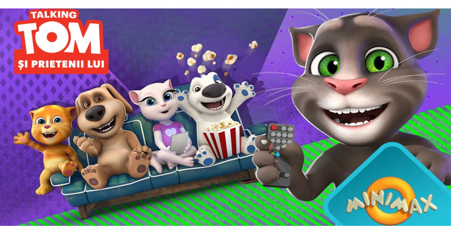 Copiii pot învăța de mici obiceiuri sănătoase  de la Talking Tom și prietenii lui 