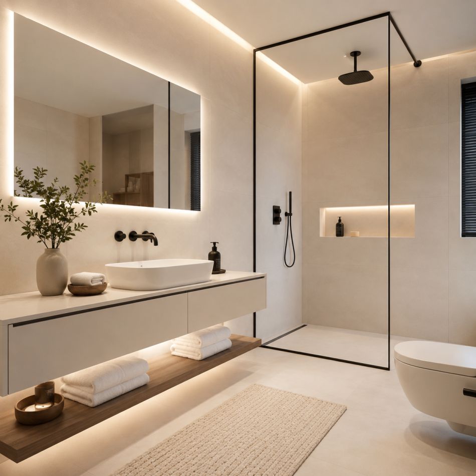 Modele de băi moderne: idei concrete de design interior care arată curat, actual și elegant