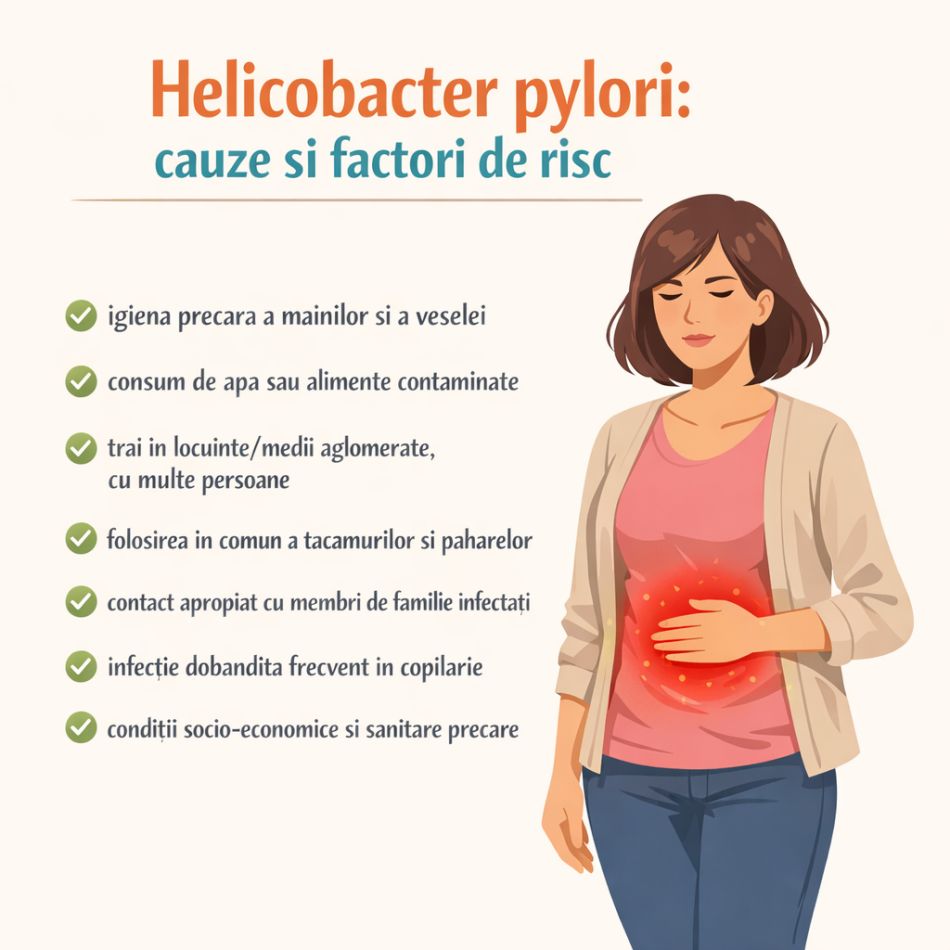 Arsuri la stomac, balonare, greață? Ai putea avea, fără să știi, infecție cu Helicobacter pylori