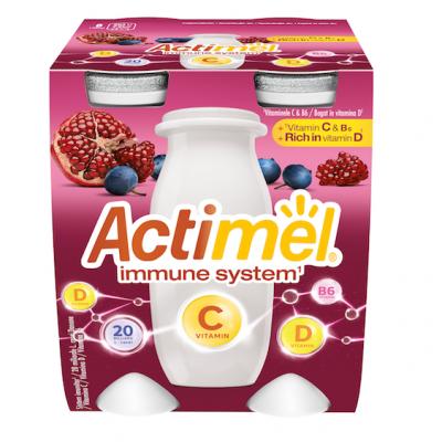 Danone completează portofoliul de iaurturi Actimel cu o formulă mai puternică, îmbogățită cu vitamina C