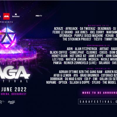 SAGA Festival anunță cel de-al treilea val de artiști Deadmau5, R3hab, Fedde Le Grand și Joseph Capriati vin pe 3, 4 și 5 iunie 
