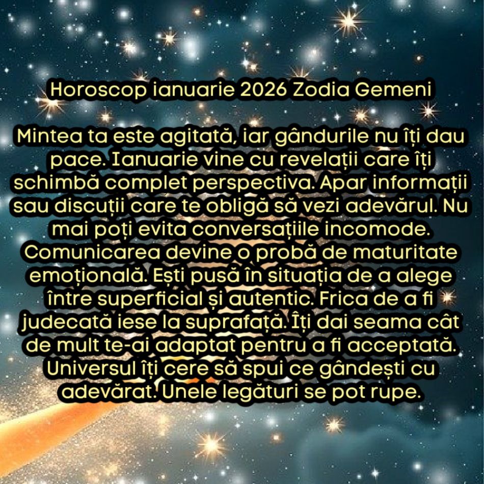 Horoscop ianuarie 2026. Luna care deschide anul cu o rană și îl închide cu o forță nouă. Un început dur, dar necesar