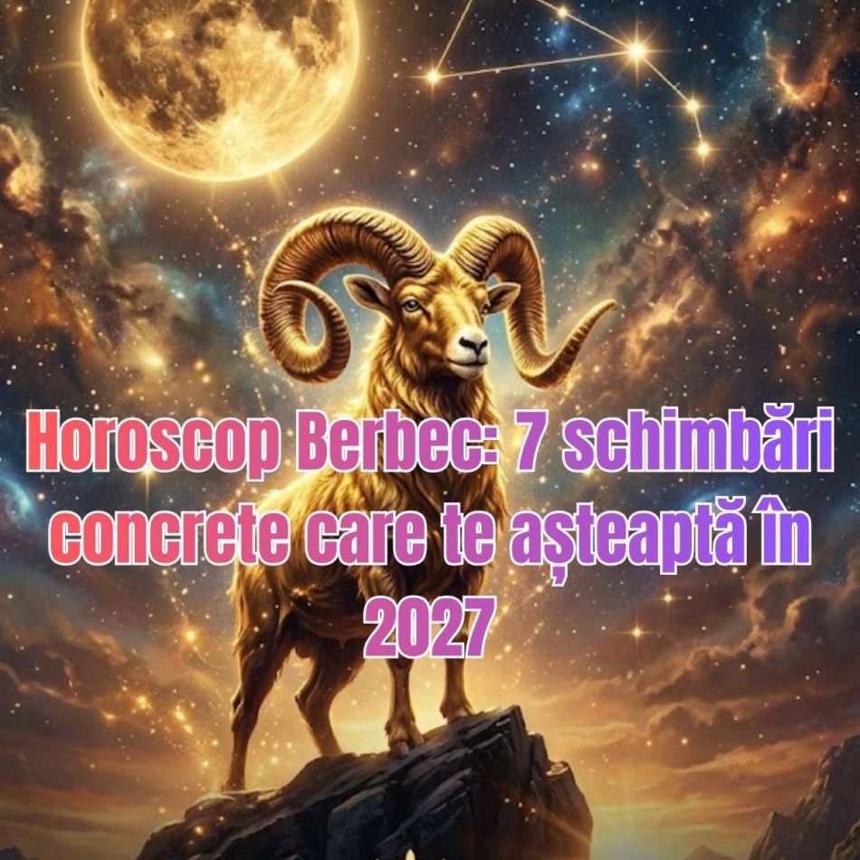 Horoscop Berbec: 7 schimbări concrete care te așteaptă în 2027