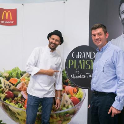Grand Plaisir la McDonald's, noua salata frantuzeasca  semnata de Chef Nicolai Tand