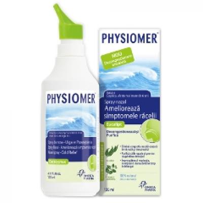 Physiomer Eucalipt - decongestionantul nazal care amelioreaza simptomele racelii si lupta impotriva bacteriilor
