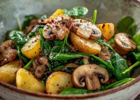 Salate calde de iarnă: rețete hrănitoare, simple și sățioase