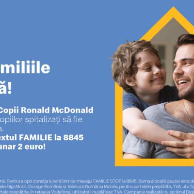 Campania de strangere de fonduri pentru Casele Ronald McDonald, o noua editie de succes in 2021, cu donatii de peste 2 milioane