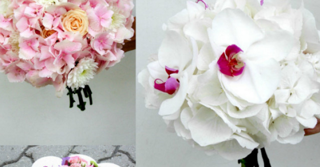 Buchete de mireasa cu flori de vara