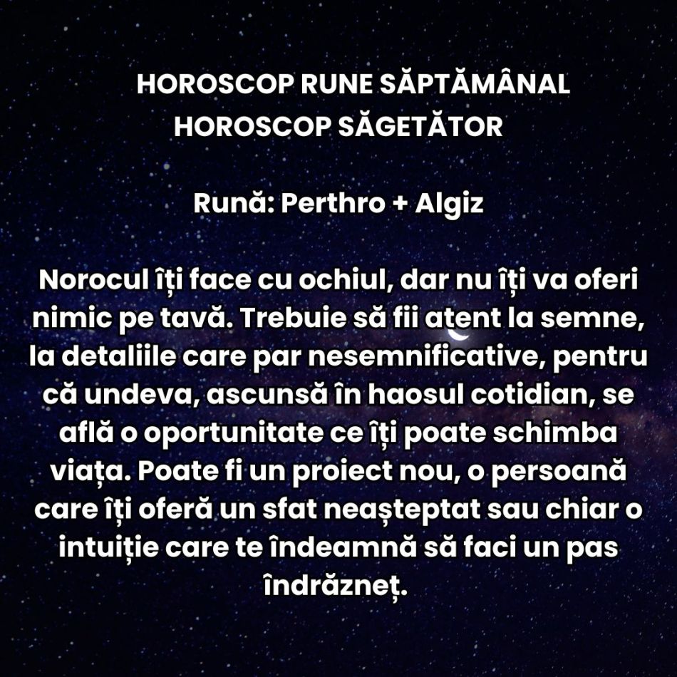Horoscop Rune săptămâna 28 aprilie-4 mai 2025: Între stabilitate și risc, avem curajul să alegem ce e mai bun pentru noi?