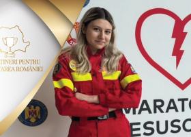 Bianca-Maria Oană, cel mai tânăr paramedic din România: Eleva care face gărzi la SMURD