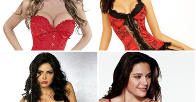 15 modele de lenjerie intima rosie pentru noaptea de Revelion