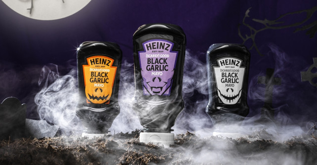 HEINZ LANSEAZĂ MAIONEZĂ CU USTUROI NEGRU,  EDIŢIE SPECIALĂ DE HALLOWEEN