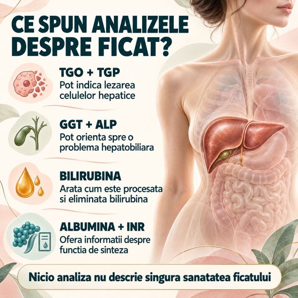 Ficatul poate avea probleme fără să te doară: analizele care arată cum funcționează și ce înseamnă TGO, TGP și GGT