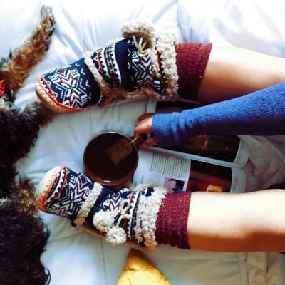 Sosete calduroase pentru zile geroase
