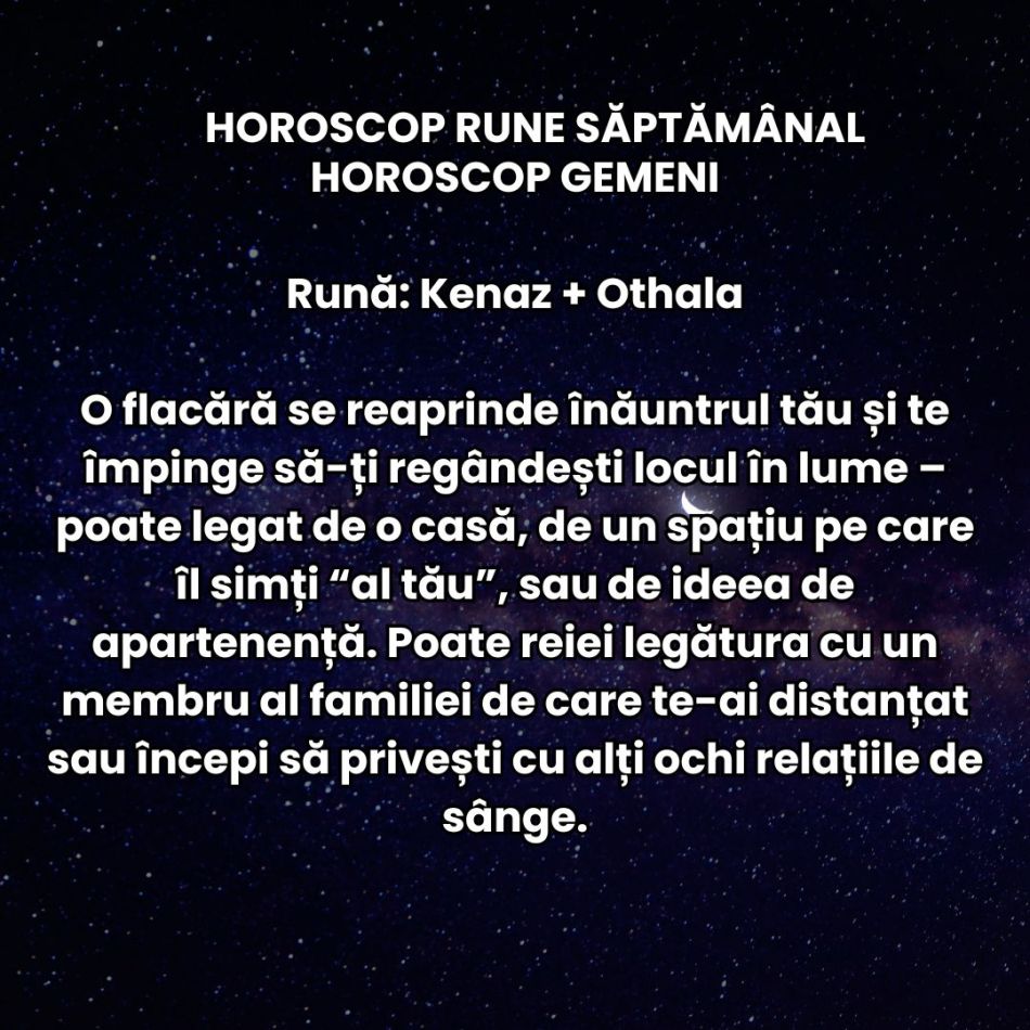 Horoscop Rune săptămâna 1-7 septembrie 2025: Căutăm să punem haosul în ordine și trecem printr-o purificare emoțională profundă