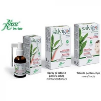 Aboca Salvigol BIO - Proteajeza gatul, calmeaza durerea