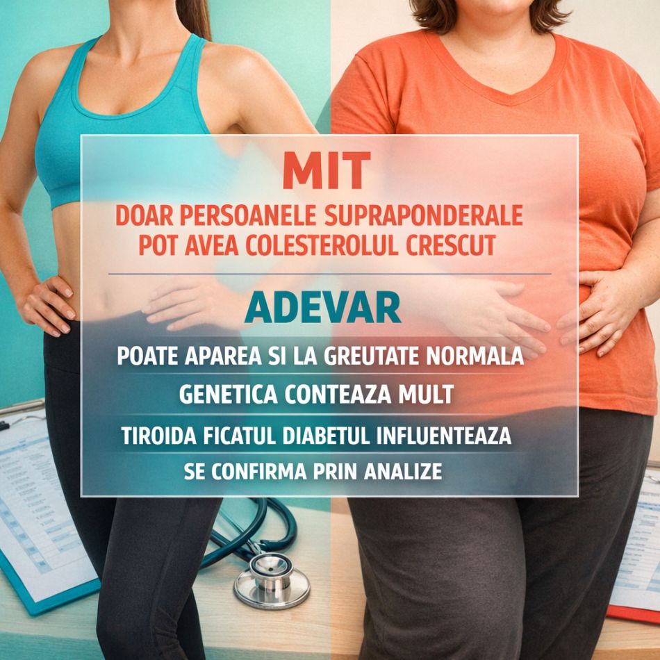 Mituri și adevăruri despre colesterol: zvonuri pe care le crezi și adevăruri pe care trebuie să le știi