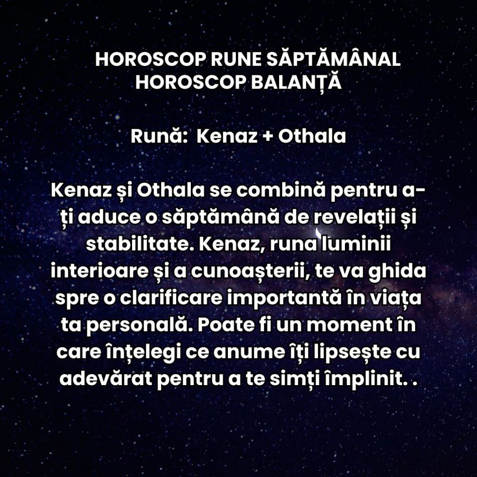 Horoscop Rune săptămâna 27 ianuarie – 2 februarie 2025: Luna Nouă ne invită să visăm fără limite, iar runele ne oferă indicii!
