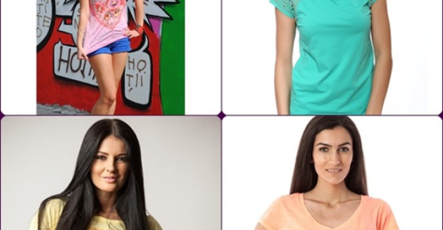 Tricouri colorate pentru vara