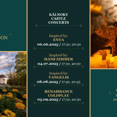 Armonii reconfortante în seria de vară a concertelor de la  Castelul Kálnoky: Enya, Hans Zimmer si Vangelis!