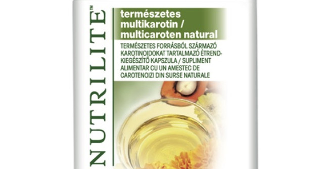 Frumusetea pielii vine din interior cu Nutrilite Multicaroten Natural de la Amway