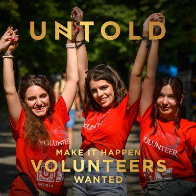   UNTOLD CAUTĂ PESTE 2.000 DE VOLUNTARI PENTRU EDIȚIA ANIVERSARĂ