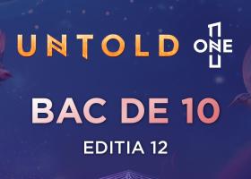 CAMPANIA “BAC DE 10” AJUNSĂ LA CEA DE-A UNSPREZECEA EDIȚIE RECOMPENSEAZĂ CU ABONAMENT GRATUIT LA UNTOLD ONE, ELEVII DE 10
