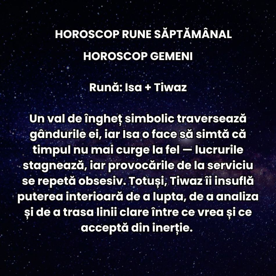 Horoscop Rune săptămâna 2-8 iunie 2025: Universul ne invită să ne lăsăm purtați de curenții invizibili ai destinului
