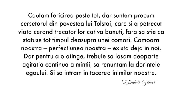 Alfabetul dragostei. Cele mai frumoase citate de iubire dupa Elizabeth Gilbert