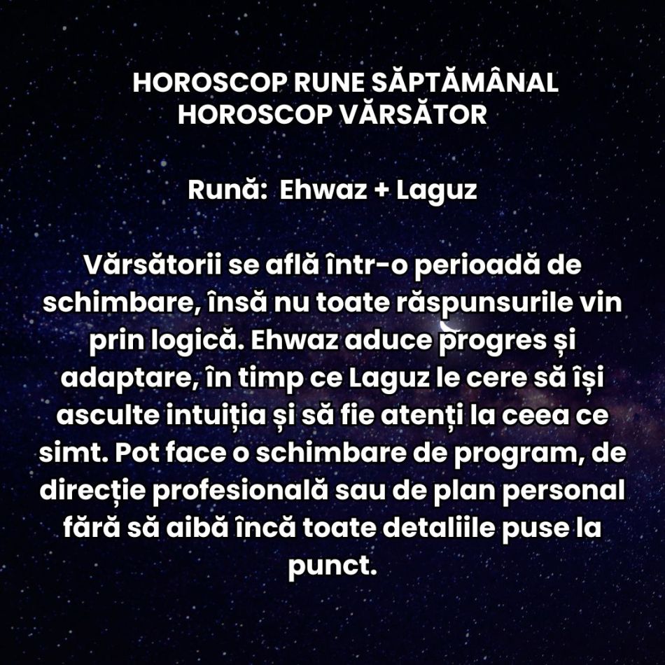 Horoscop Rune săptămâna 19-25 octombrie 2026: Trecutul bate la ușă insistent! Zodiile se pot confrunta cu cele mai mari temeri